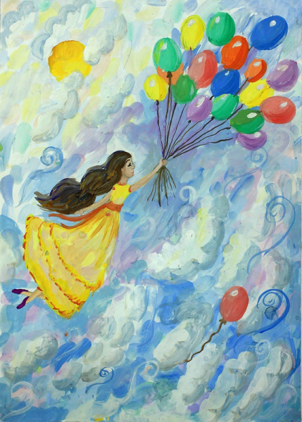 Рисунки детских фантазий