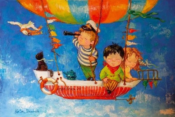 Детские иллюстрации путешествие