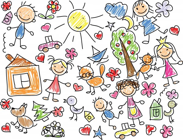 Детские фоны рисование