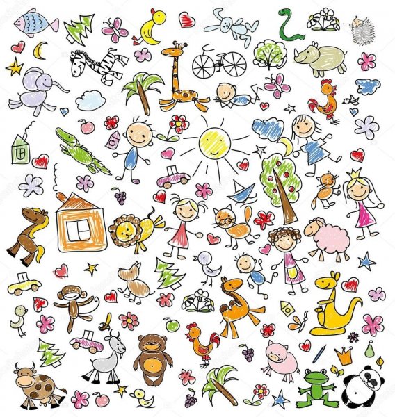 Фон с мелкими деталями