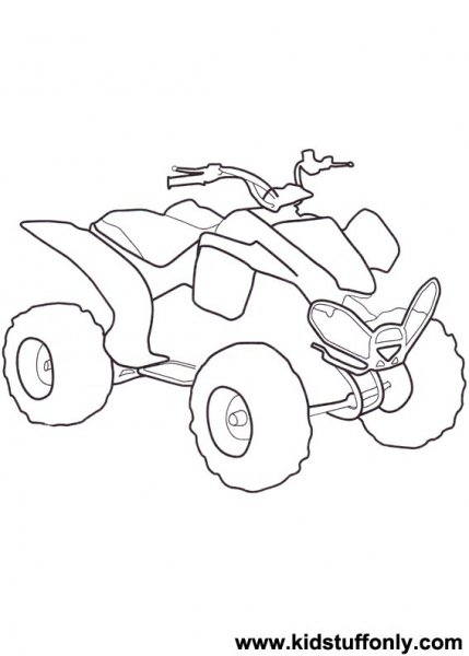 Квадроциклы раскрашивать