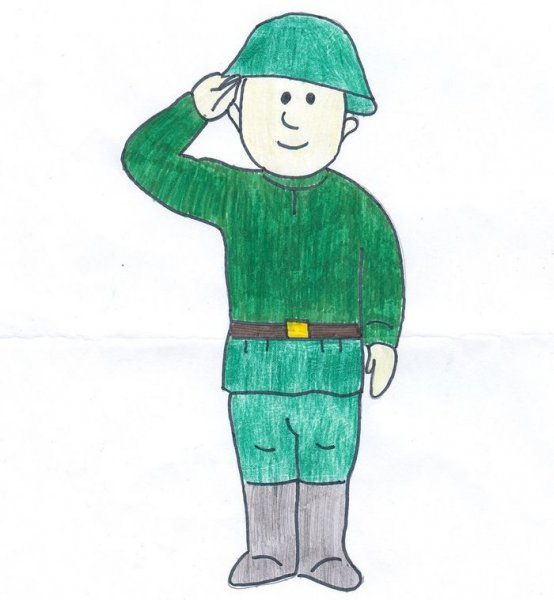 Солдат мультяшный