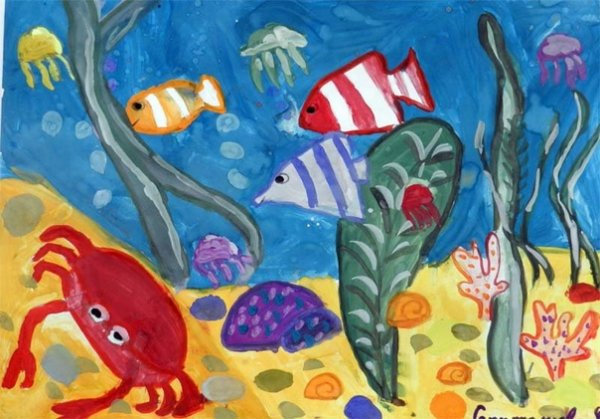 Изо морские обитатели