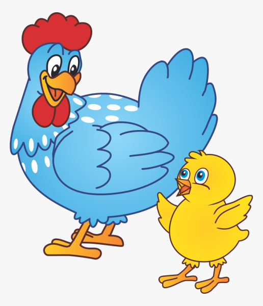 Курочка с цыплятами