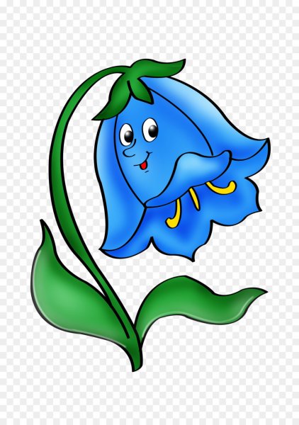 Цветы мультяшные