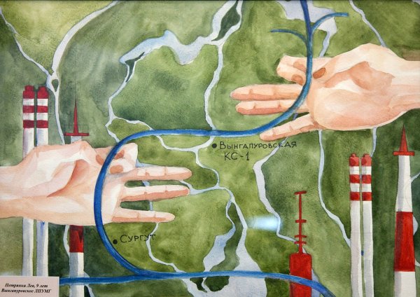 Рисунки Газпром глазами детей