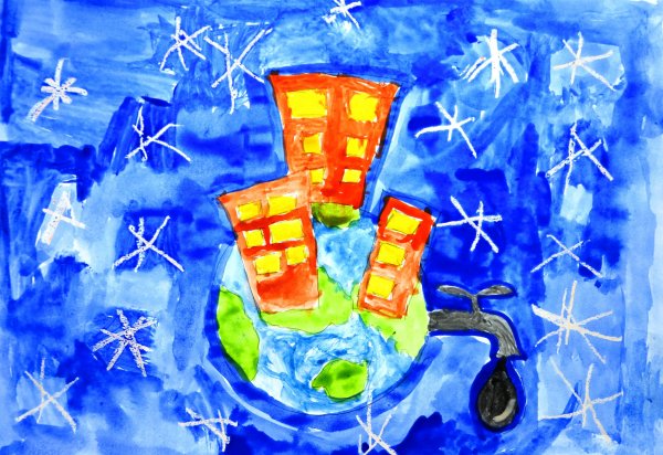 Газпром рисунки детей