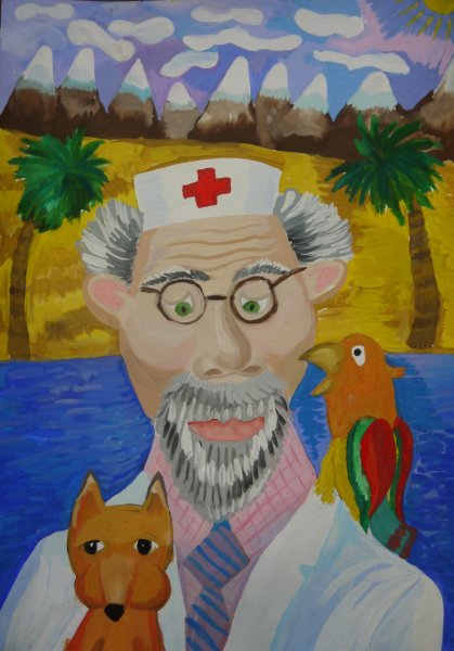 Рисование доктор Айболит