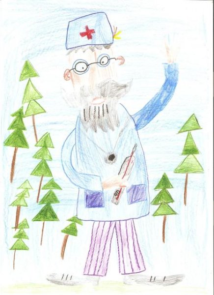 Рисование доктор Айболит