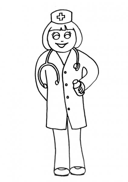 Врач мультяшный