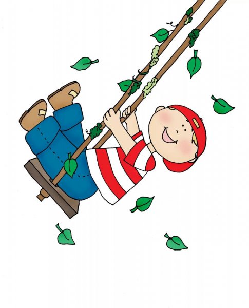 Качели рисунок для детей