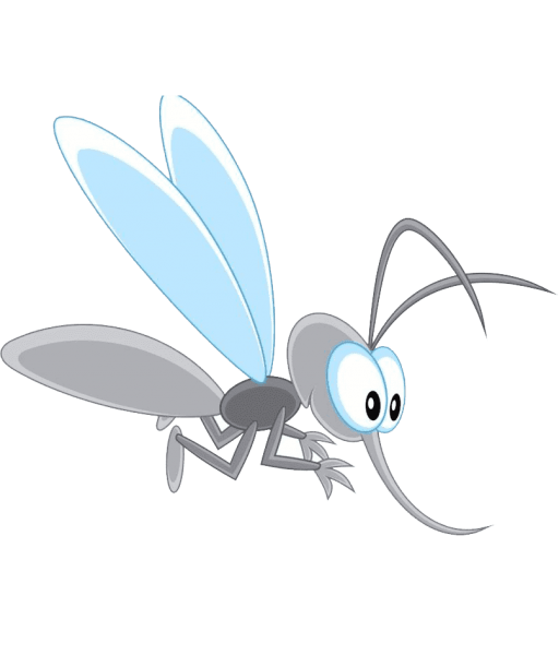 Комарик мультяшный