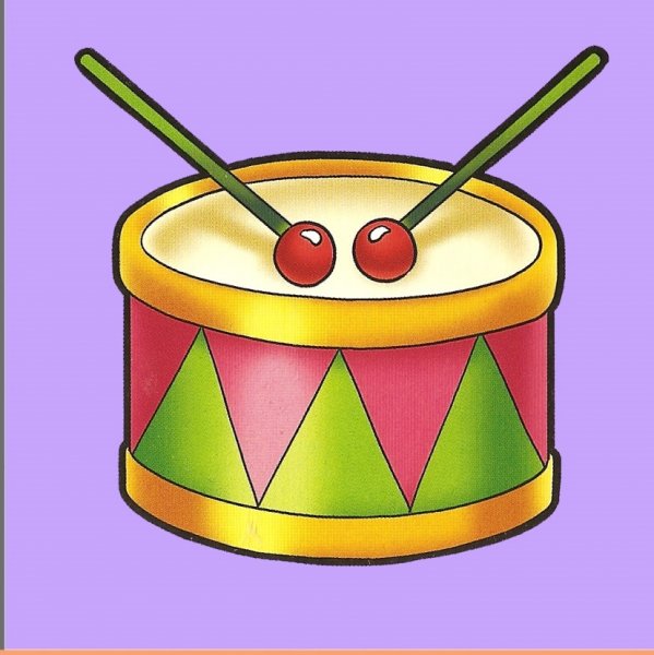 Барабан мультяшный