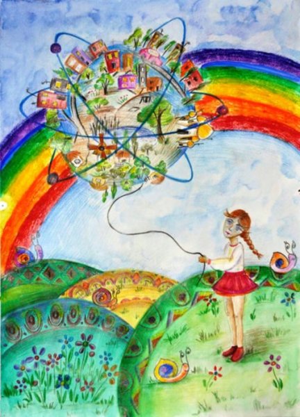 Мир глазами детей рисунки