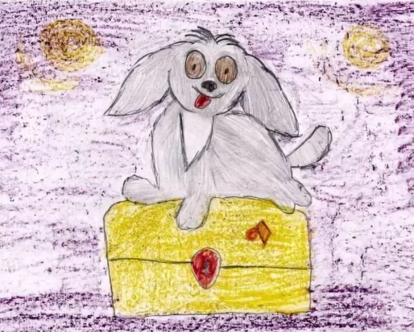 Сказка Андерсен огниво детский рисунок