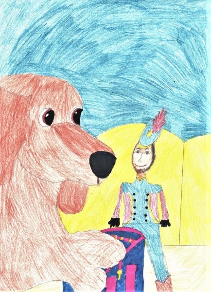 Рисунки по сказкам Андерсена огниво