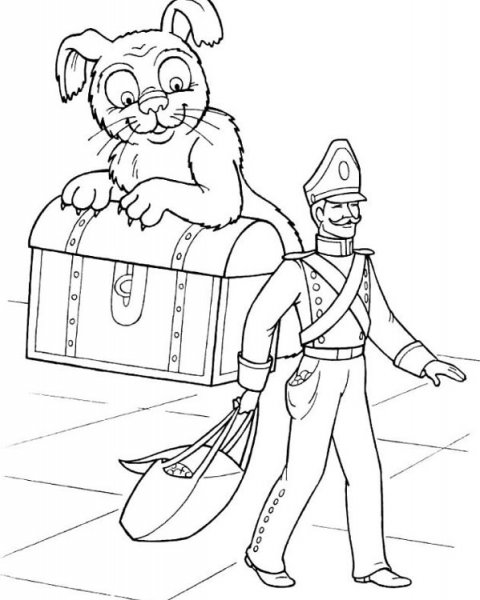 Рисунки по сказкам Андерсена огниво