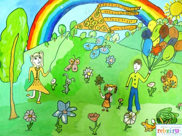 Мир в котором я живу рисунки детские