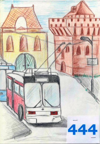 Детские рисунки любимый город