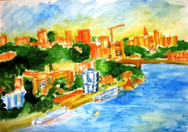 Рисунки на тему мой город Краснодар