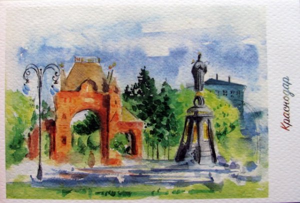 Иллюстрации города Краснодара