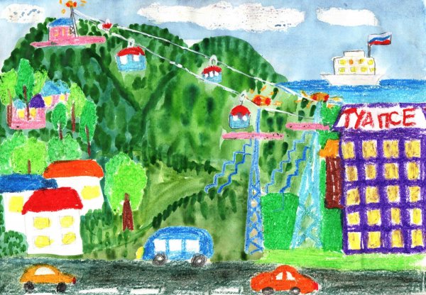 Города Краснодарского края рисунок