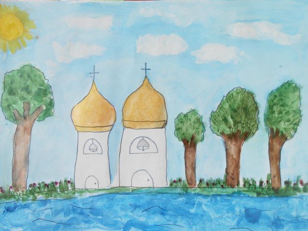 Пейзажи родного края Нижний Новгород рисунки