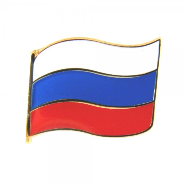 Значок российский флаг