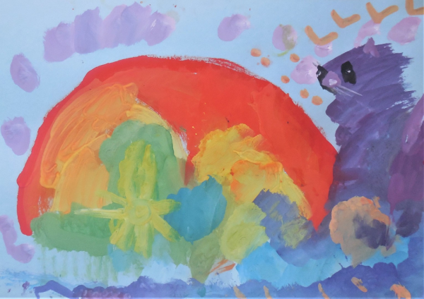 Детский рисунок волшебные сны