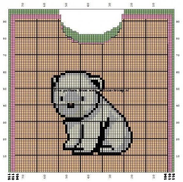 Жаккардовые рисунки для детей