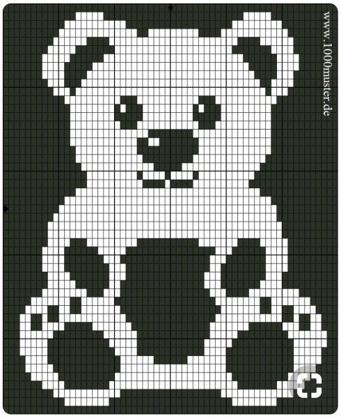 Схемы вывязанных рисунков для детей