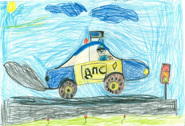 Детские рисунки машин