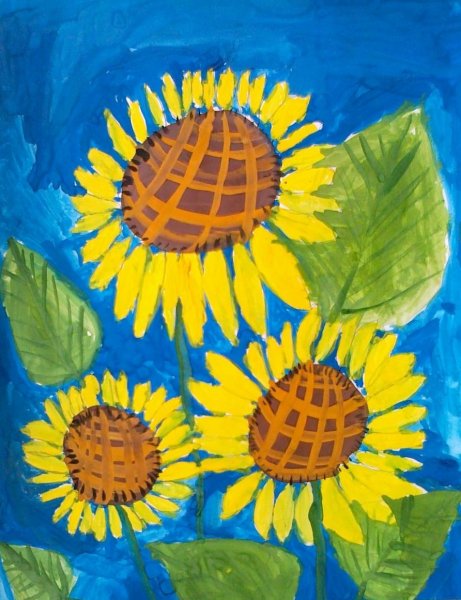 Подсолнухи детские