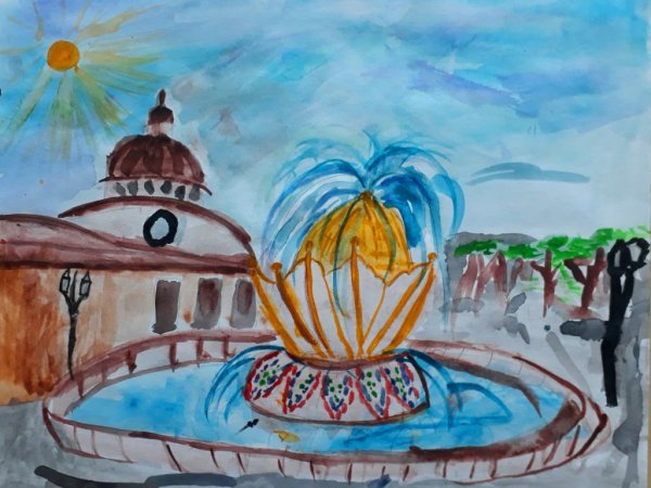 Фонтан Фаберже Ханты-Мансийск