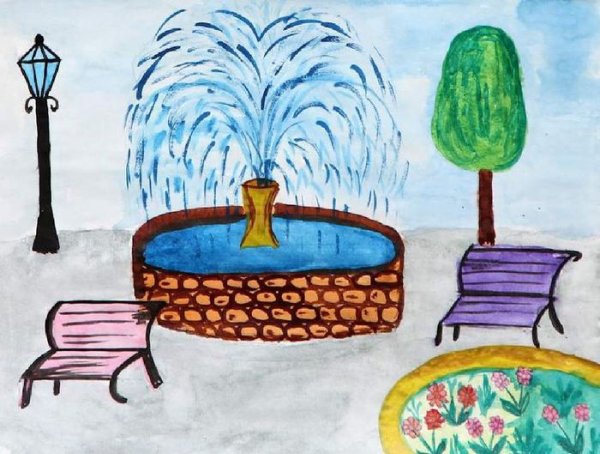 Рисунок парка