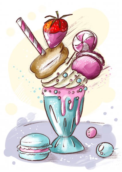 Воздушные шарики скетчинг