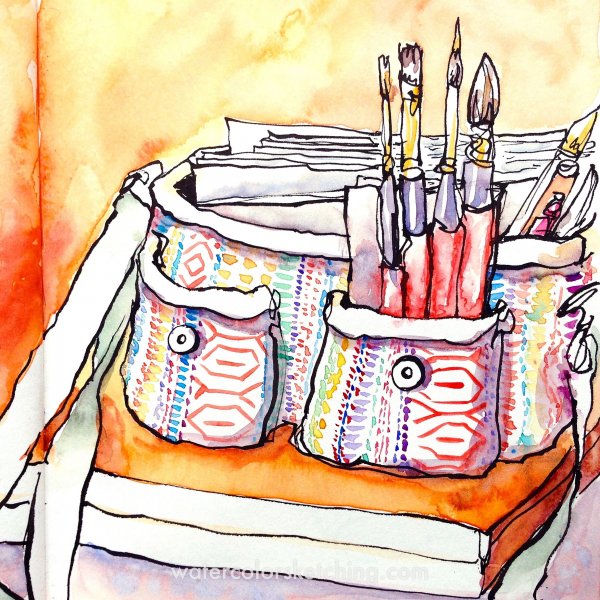 Натюрморт маркерами