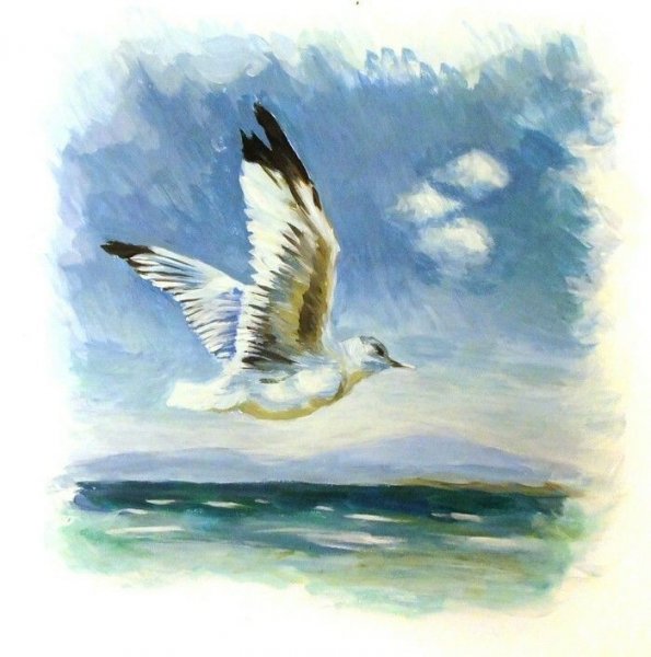 Рисование Чайки