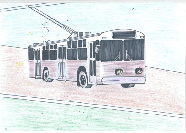 Нарисовать трамвай
