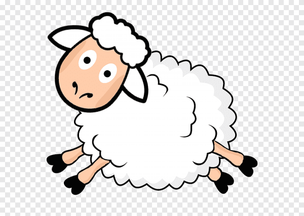 Ягненок мультяшный