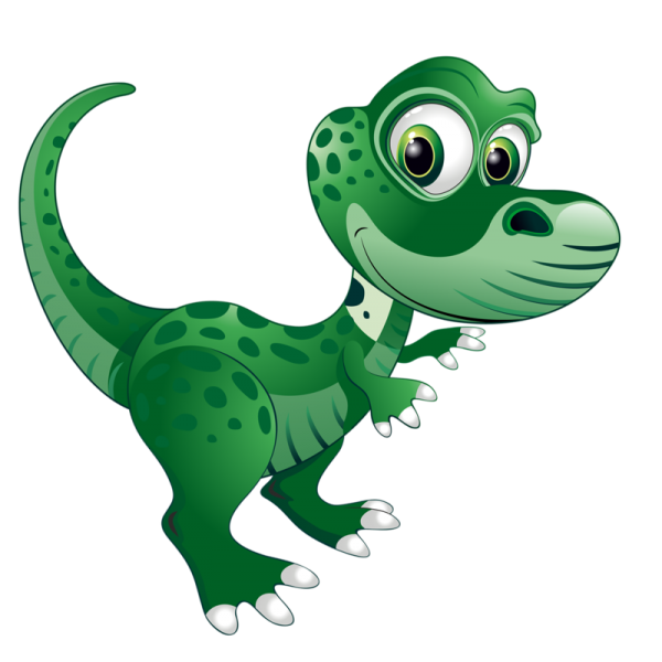 Зеленый динозавр
