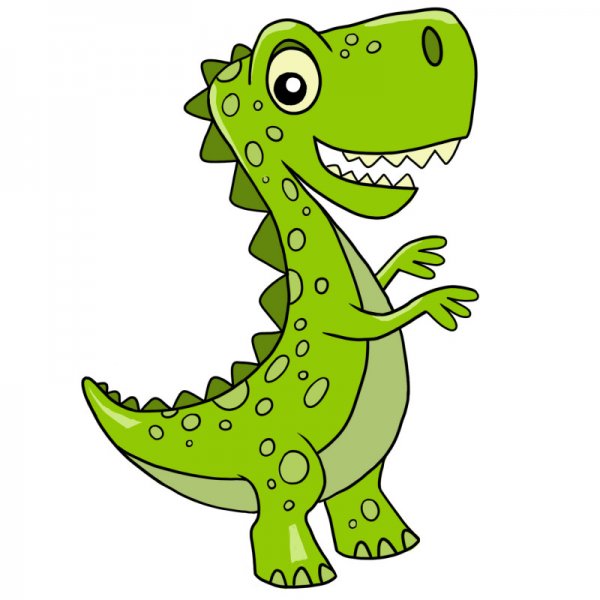 Динозаврик рисовать