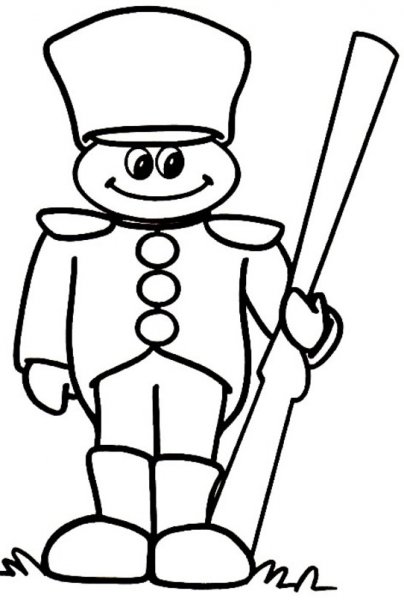 Раскраска солдатики для детей