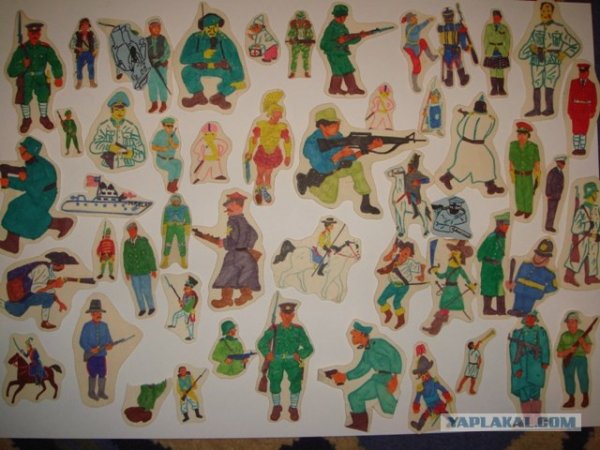Солдатики для коллажа