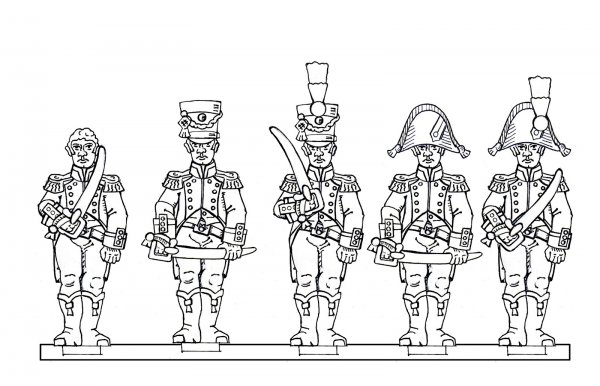 Солдатики для распечатки