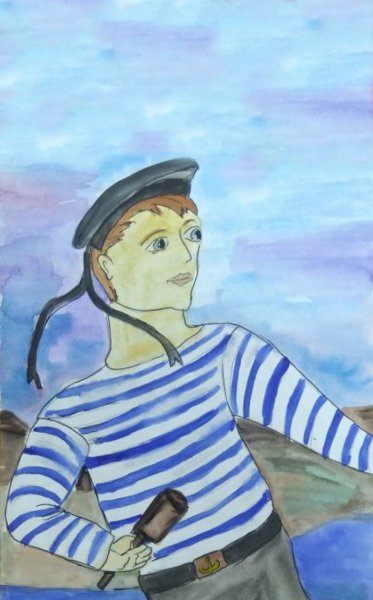 Детские рисунки моряков