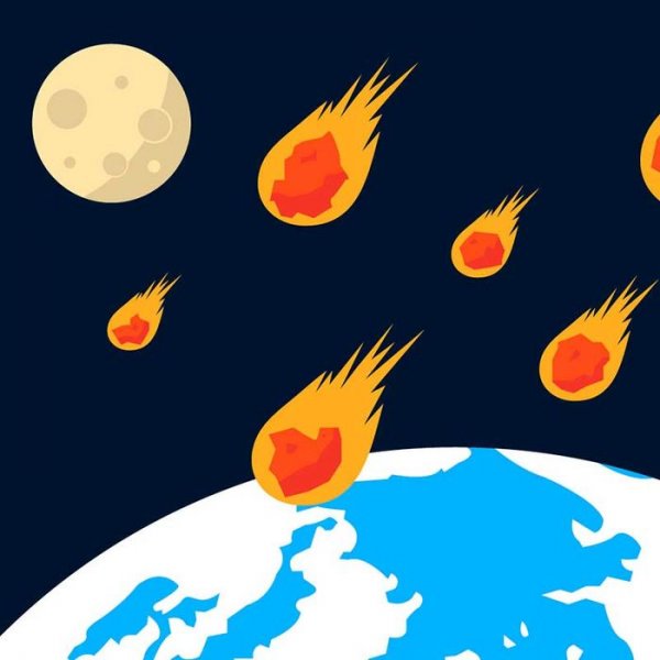 Метеорит мультяшный