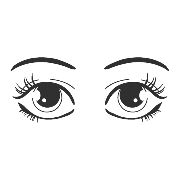 Глаз схематично