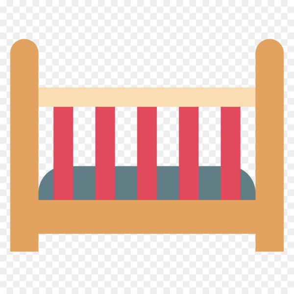 Пиктограмма детская кроватка