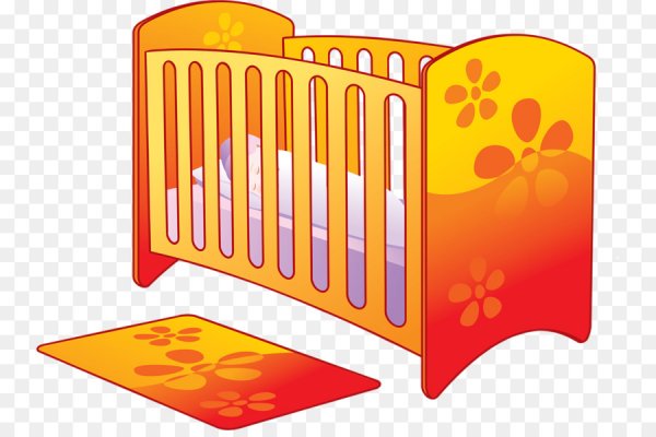 Детская кровать на прозрачном фоне